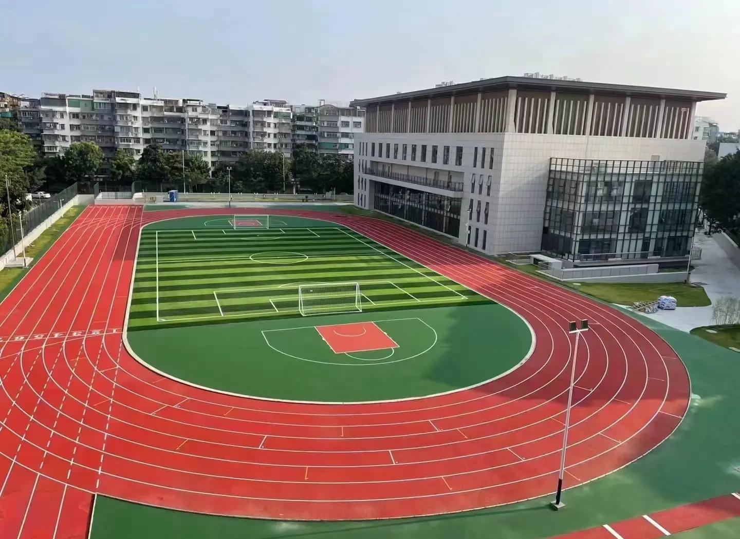 佛山市橡胶跑道塑胶篮球场 - 方案